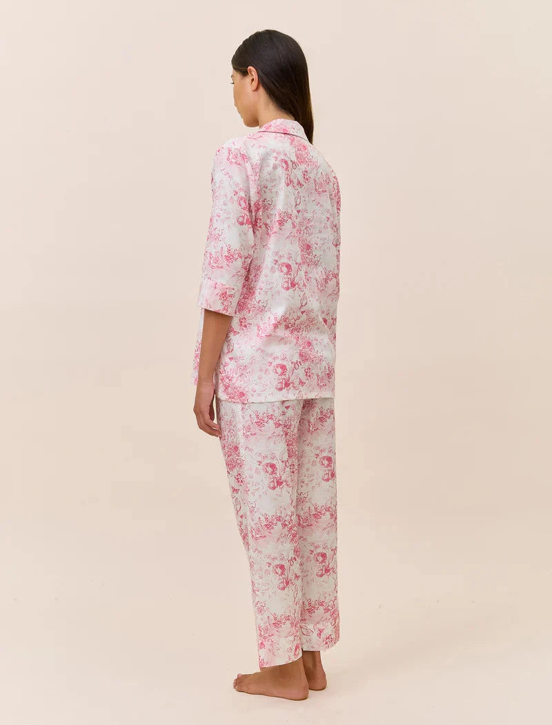 PAPINELLE TOILE DE JOUY CROP PJ SET SLEEPWEAR Papinelle 