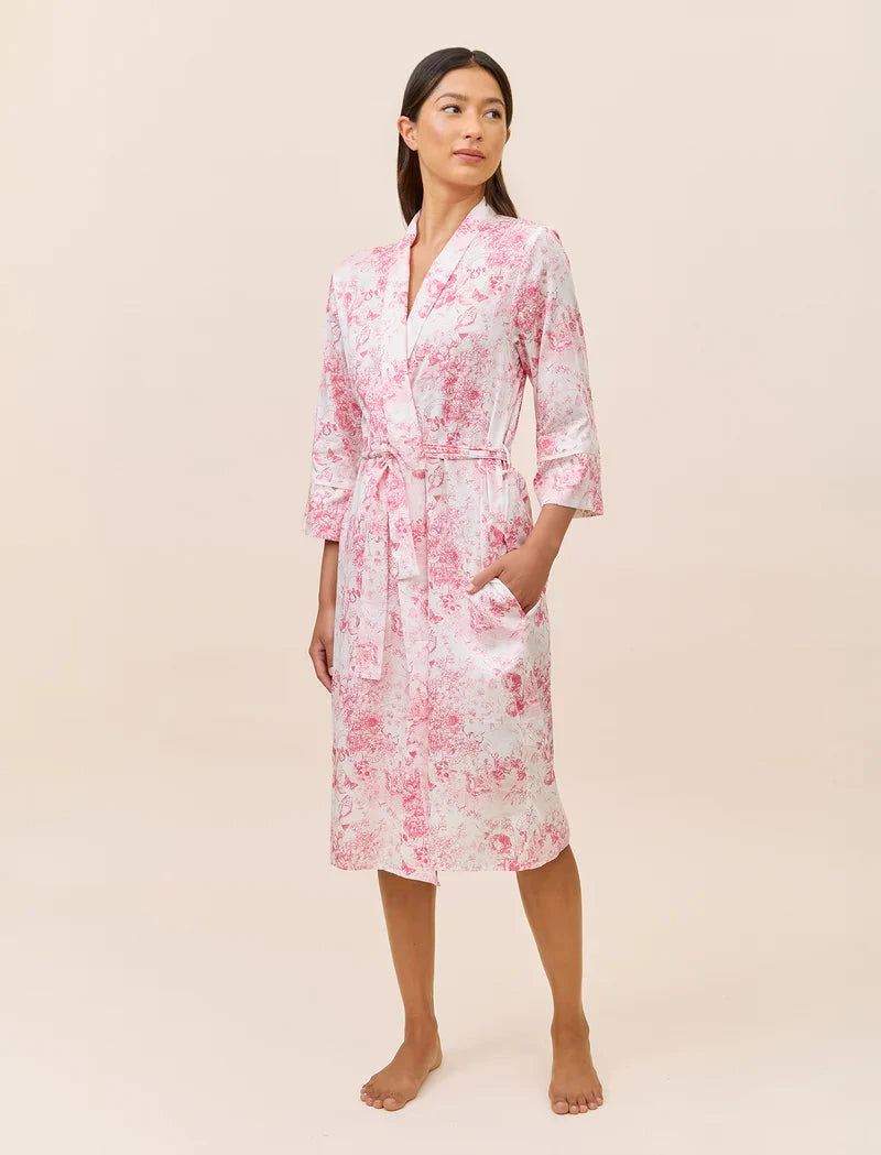 PAPINELLE TOILE DE JOUY MIDI ROBE SLEEPWEAR Papinelle 