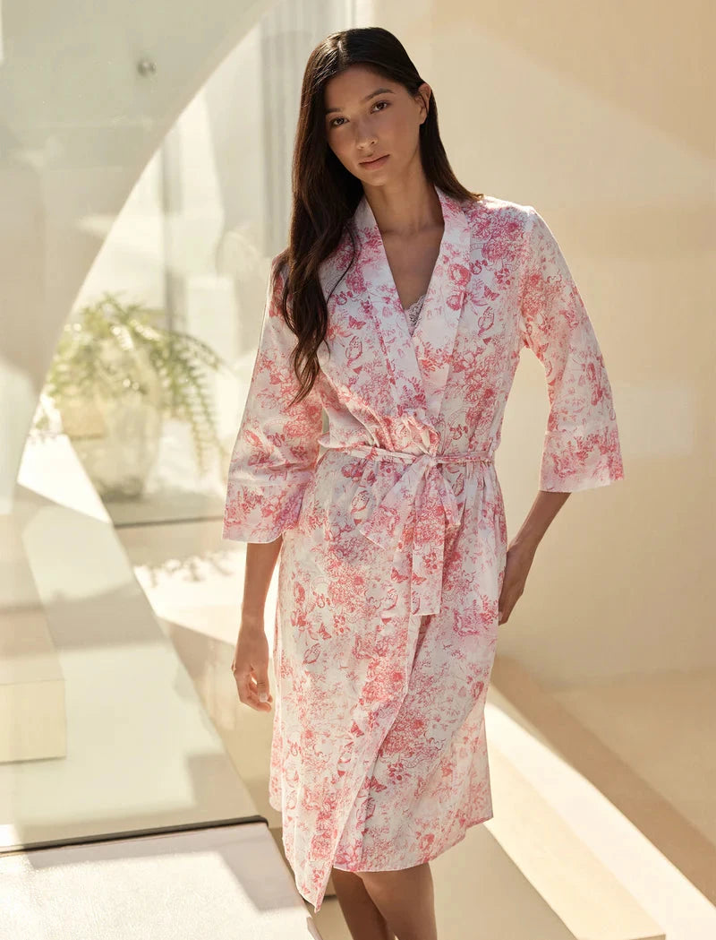 PAPINELLE TOILE DE JOUY MIDI ROBE SLEEPWEAR Papinelle 