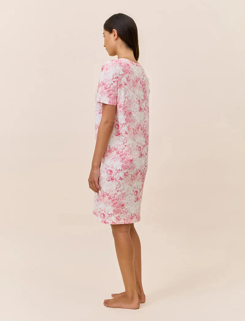 PAPINELLE TOILE ORGANIC COTTON KNIT MIDI NIGHTIE SLEEPWEAR Papinelle 