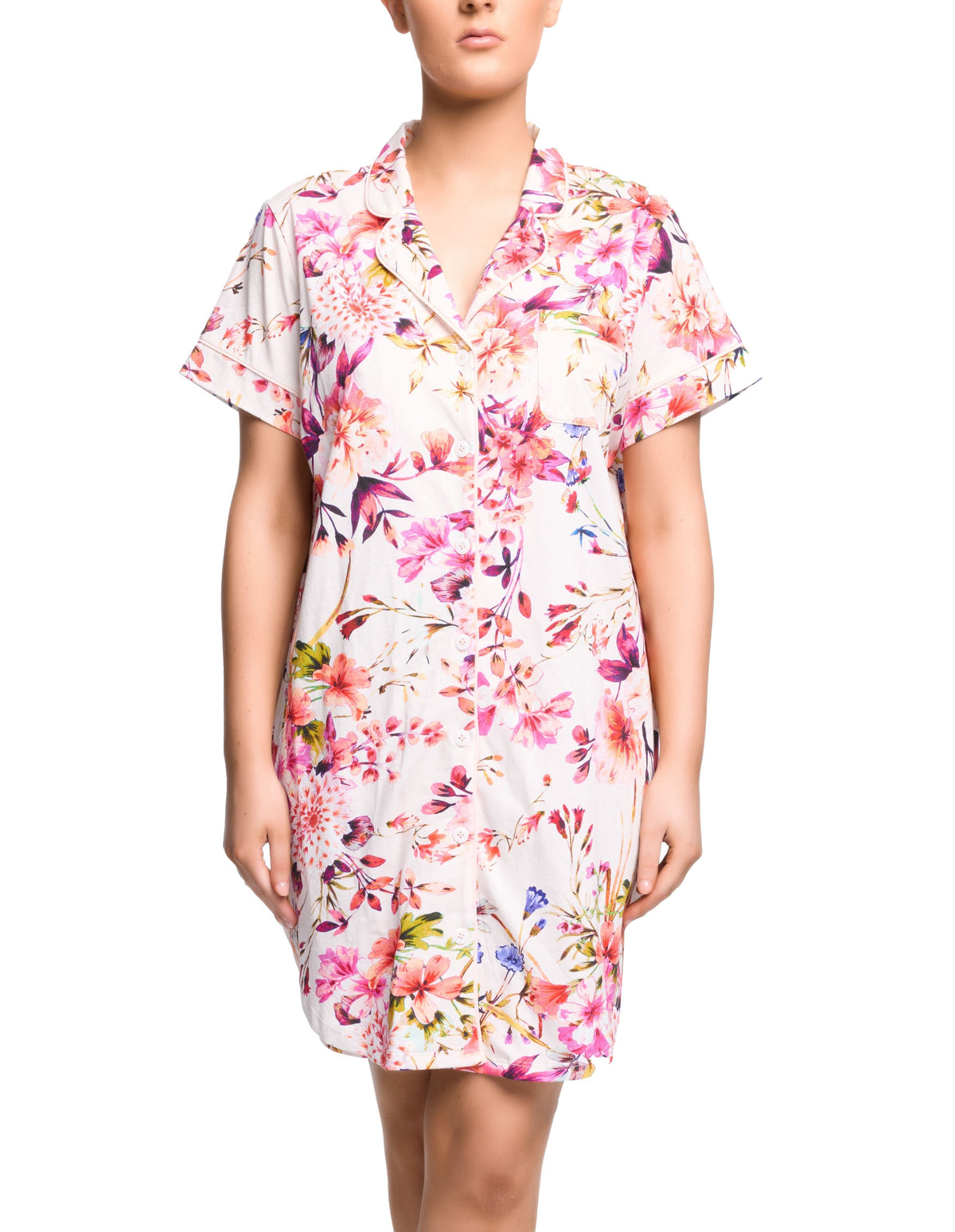 Sainted Sisters Sadie Short Sleeve Nightshirt Sleepwear Sainted Sisters 