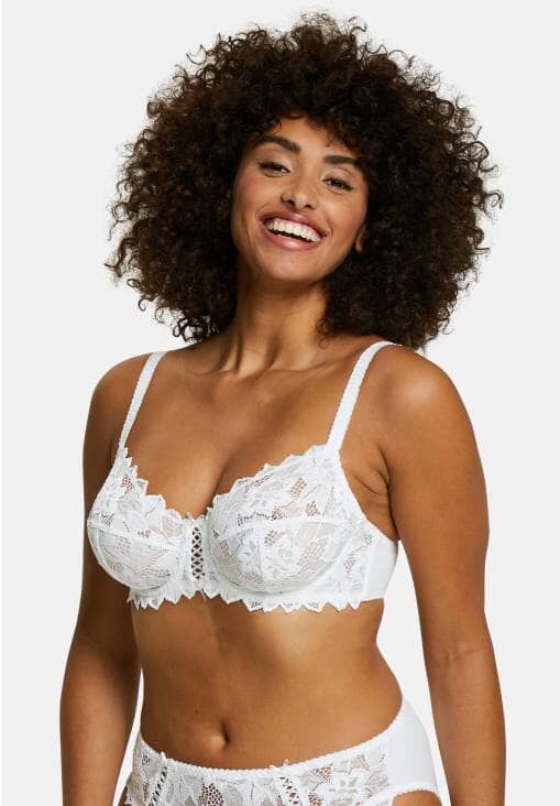 SANS COMPLEXE ARUM PRIMA UNLINED SCALLOPED LACE BRA BRA'S Sans Complexe 