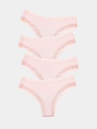 Stripe & Stare Brazilian Knicker Four Pack Briefs Stripe & Stare 