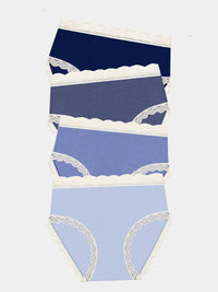 Stripe & Stare High Rise Knickers Four Pack Briefs Stripe & Stare 
