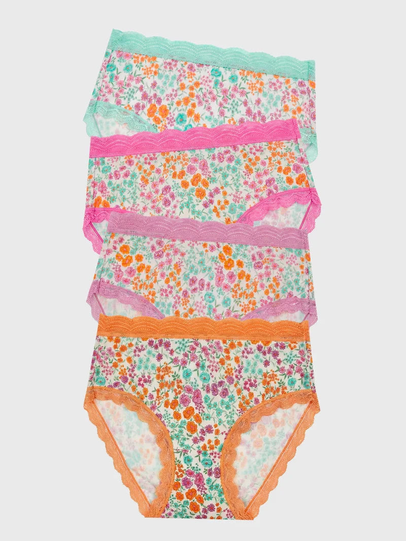 Stripe & Stare High Rise Knickers Four Pack Briefs Stripe & Stare 