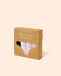 Stripe & Stare High Rise Knickers Four Pack Briefs Stripe & Stare 