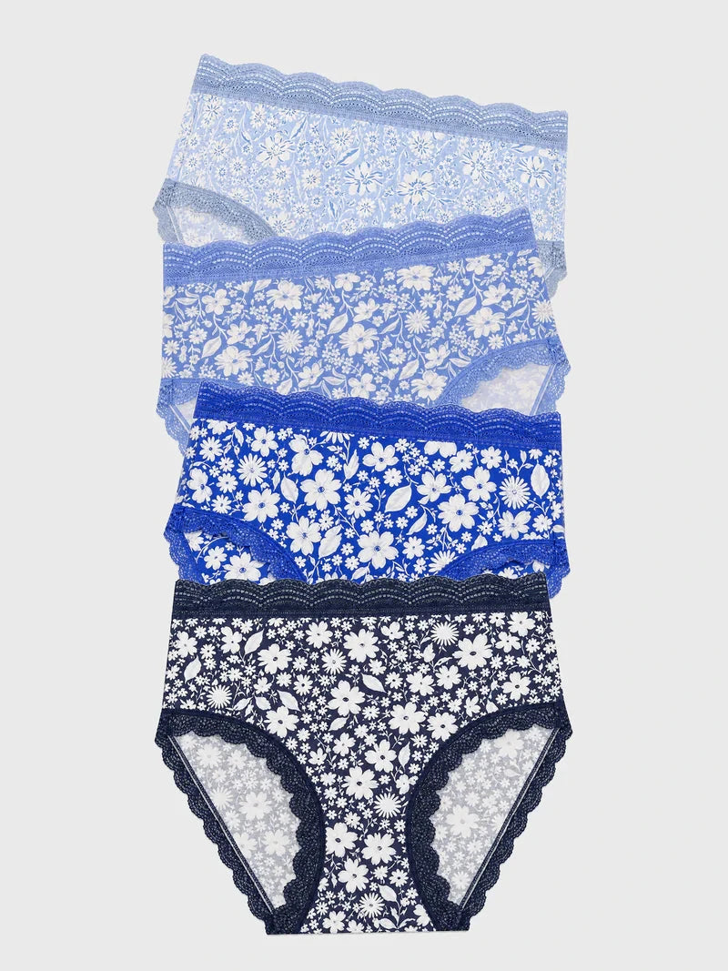Stripe & Stare High Rise Knickers Four Pack Briefs Stripe & Stare 