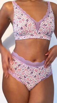 Stripe & Stare High Rise Knickers Four Pack Briefs Stripe & Stare 