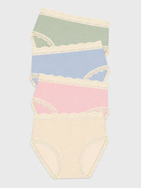 Stripe & Stare High Rise Knickers Four Pack Briefs Stripe & Stare 