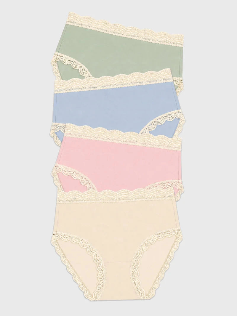 Stripe & Stare High Rise Knickers Four Pack Briefs Stripe & Stare 