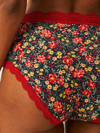 STRIPE & STARE HIGH RISE KNICKERS FOUR PACK BRIEFS Stripe & Stare 