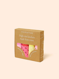 Stripe & Stare High Rise Knickers Four Pack Briefs Stripe & Stare 