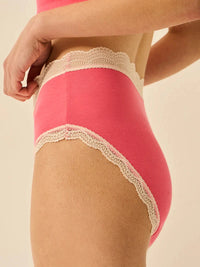 STRIPE & STARE HIGH RISE KNICKERS FOUR PACK BRIEFS Stripe & Stare 