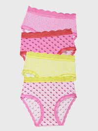 Stripe & Stare High Rise Knickers Four Pack Briefs Stripe & Stare 
