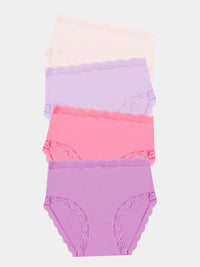 Stripe & Stare High Rise Knickers Four Pack Briefs Stripe & Stare 