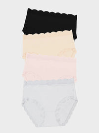 Stripe & Stare High Rise Knickers Four Pack Briefs Stripe & Stare 