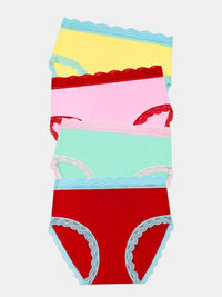 Stripe & Stare High Rise Knickers Four Pack Briefs Stripe & Stare 