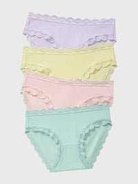 Stripe & Stare High Rise Knickers Four Pack Briefs Stripe & Stare 