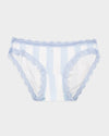 STRIPE & STARE KNICKER BRIEFS Stripe & Stare MEDIUM BIKINI BLUE