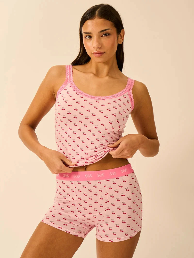 Stripe & Stare Lace Cami Basics Stripe & Stare 