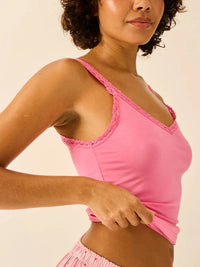 Stripe & Stare Lace Cami Basics Stripe & Stare 