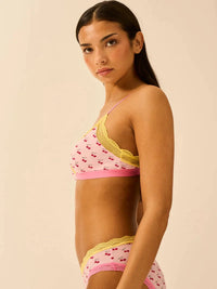 Stripe & Stare Light Lace Triangle Lace Bra Bras Stripe & Stare 