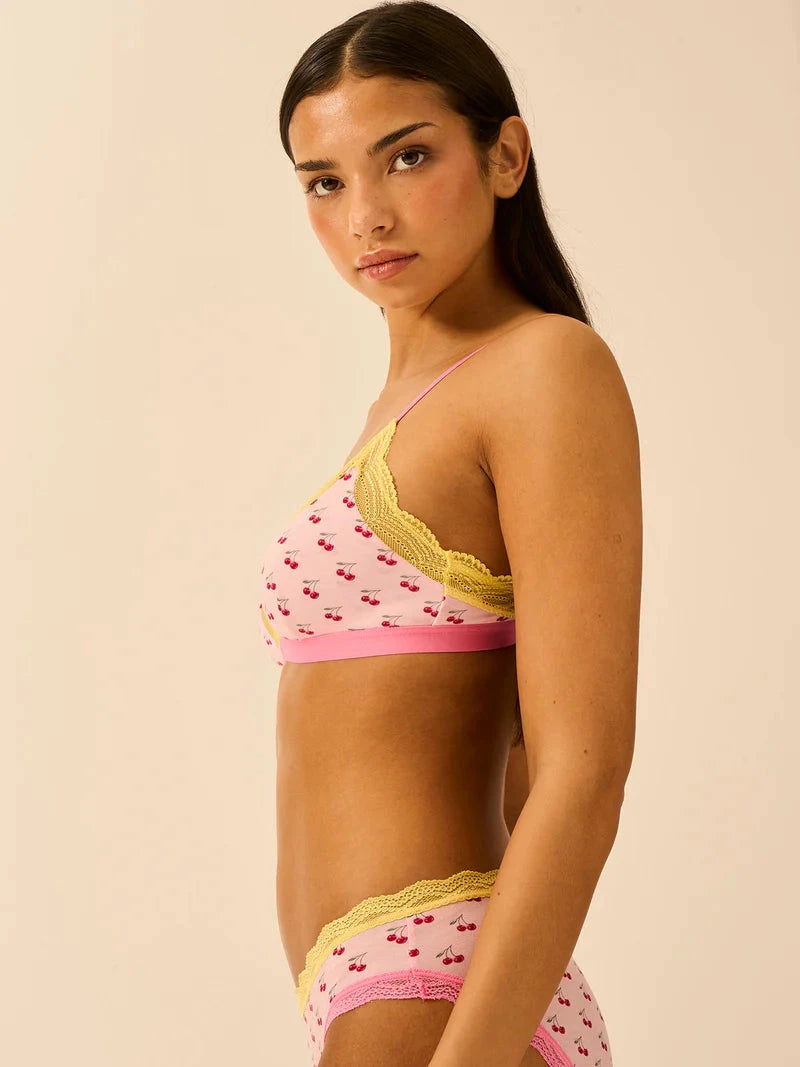 Stripe & Stare Light Lace Triangle Lace Bra Bras Stripe & Stare 