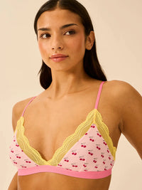 Stripe & Stare Light Lace Triangle Lace Bra Bras Stripe & Stare 