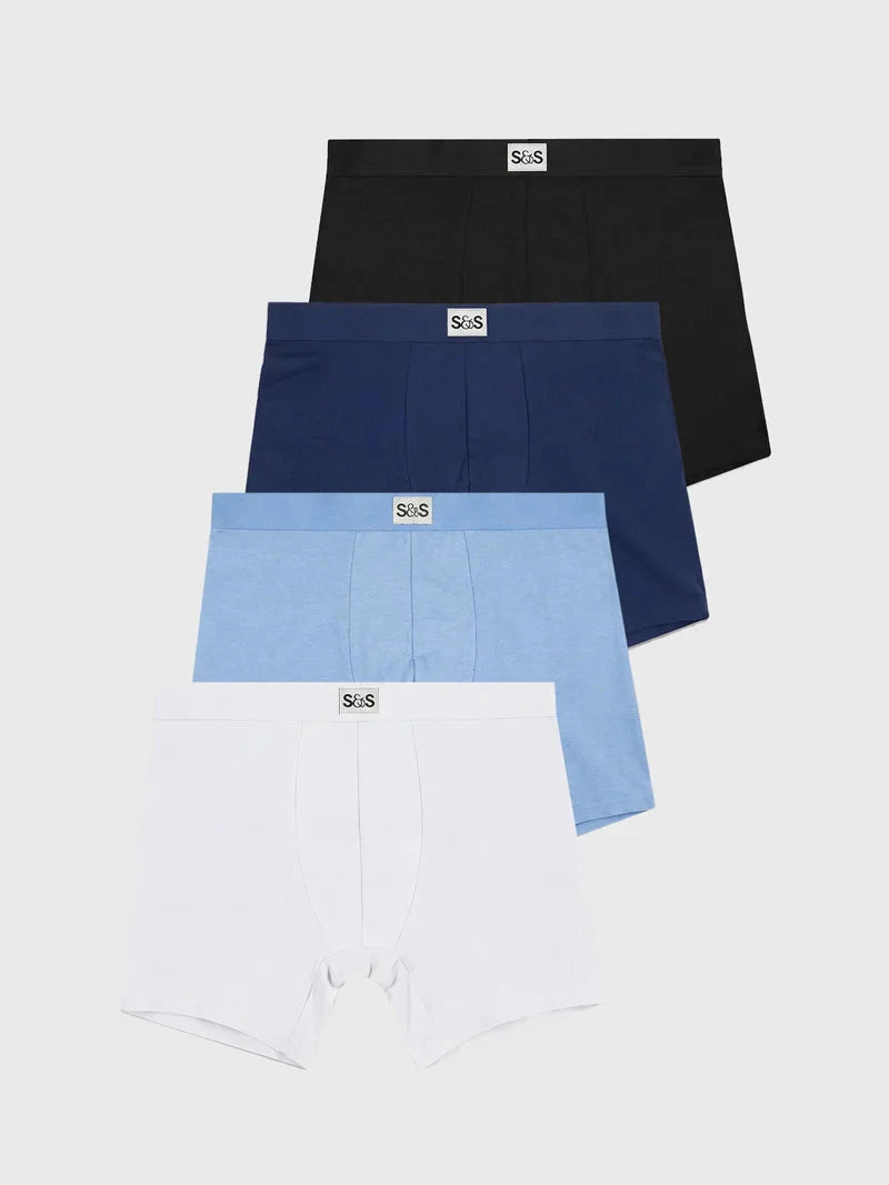 Stripe & Stare Men's Boxer Four Pack Mens Stripe & Stare 