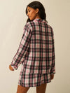 STRIPE & STARE SOFT BRUSHED WOVEN PJ SHORTS SLEEPWEAR Stripe & Stare 