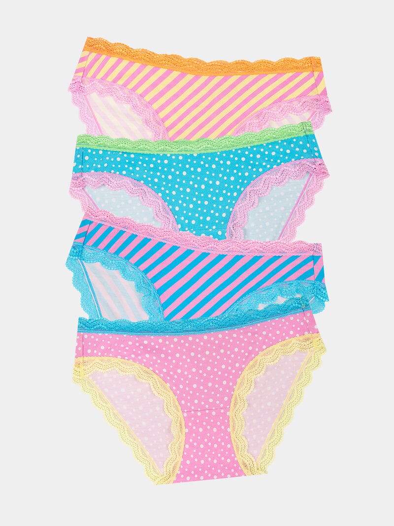 Stripe & Stare The Original Knicker Four Pack Briefs Stripe & Stare 