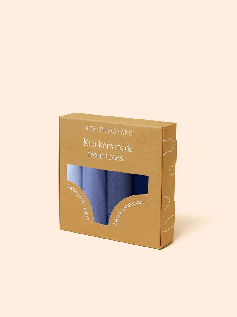 Stripe & Stare The Original Knicker Four Pack Briefs Stripe & Stare 