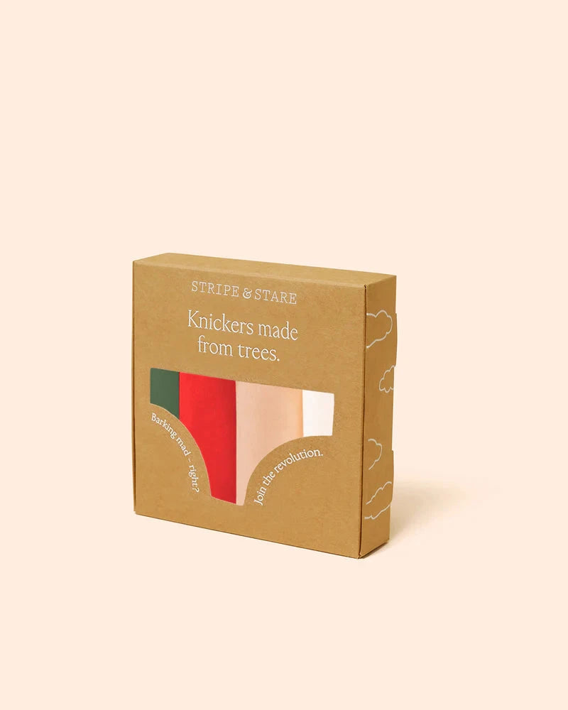 Stripe & Stare The Original Knicker Four Pack Briefs Stripe & Stare 