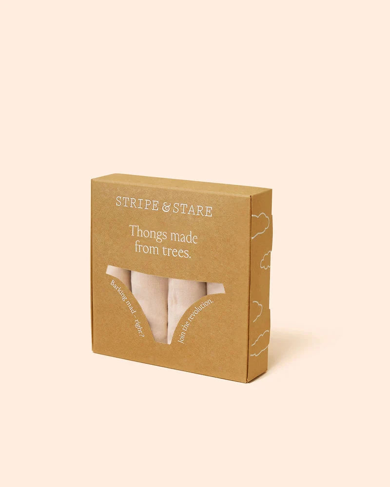 Stripe & Stare Thong Four Pack Briefs Stripe & Stare 
