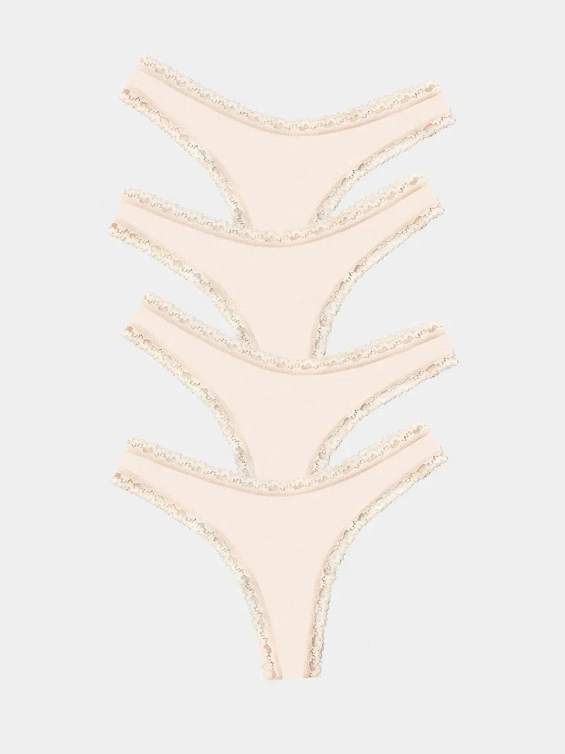 Stripe & Stare Thong Four Pack Briefs Stripe & Stare 