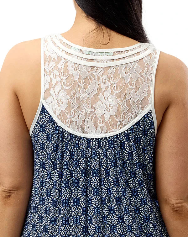 Yuu Batik Lace Chemise Sleepwear Yuu 