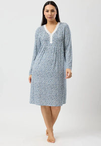 Yuu Petals Smocking Nightie Sleepwear Yuu 