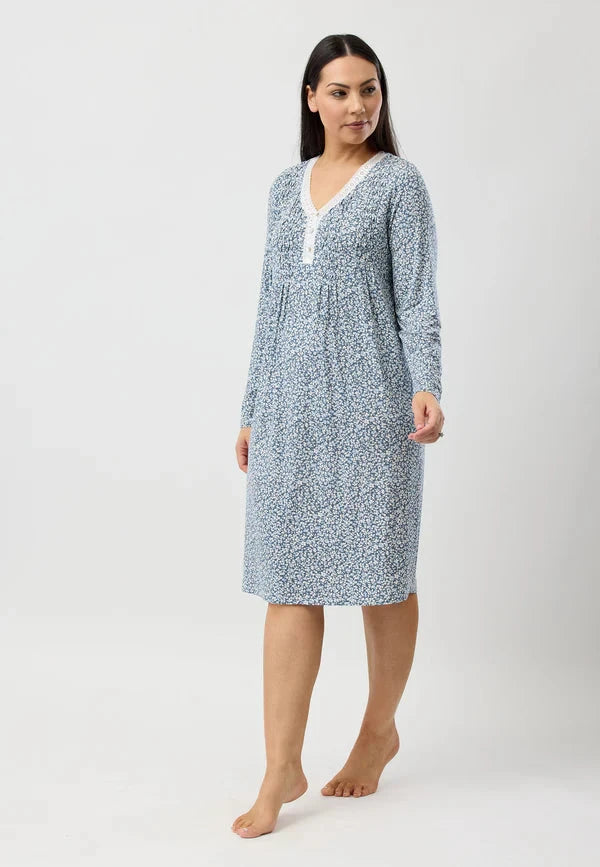 Yuu Petals Smocking Nightie Sleepwear Yuu 