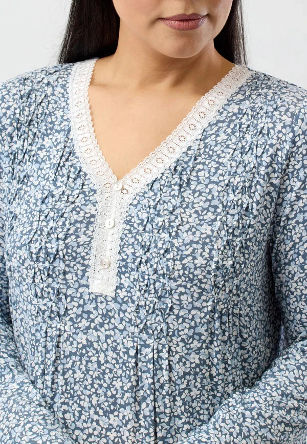 Yuu Petals Smocking Nightie Sleepwear Yuu 