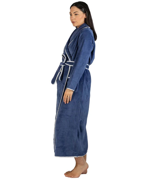 Yuu Satin Trim Robe