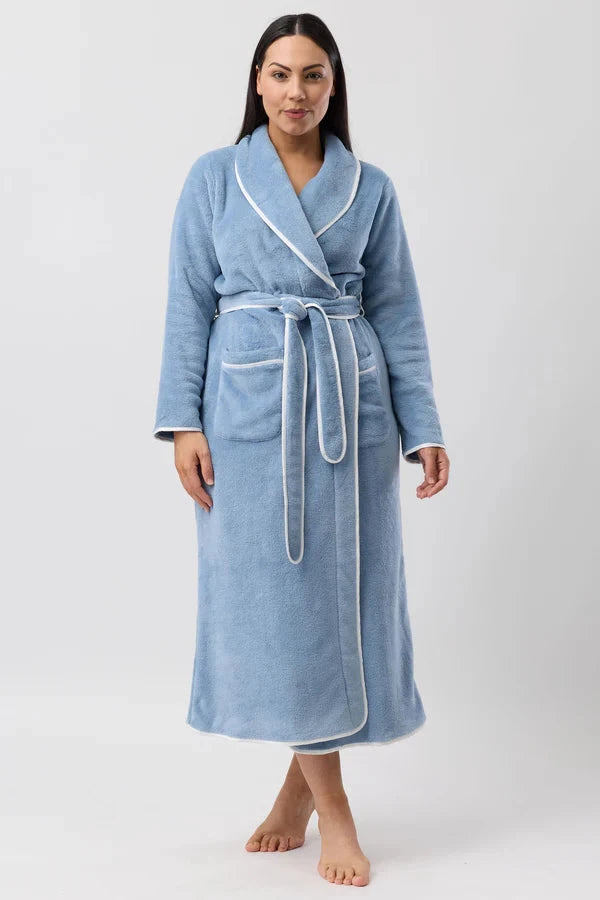 Yuu Satin Trim Robe