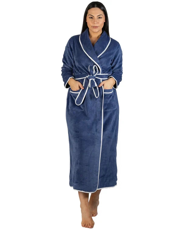 Yuu Satin Trim Robe