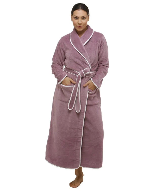 Yuu Satin Trim Robe