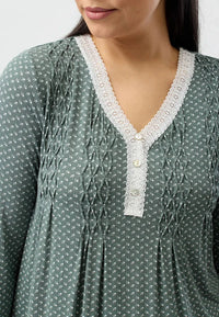 Yuu Tulip Smocking Nightie Sleepwear Yuu 