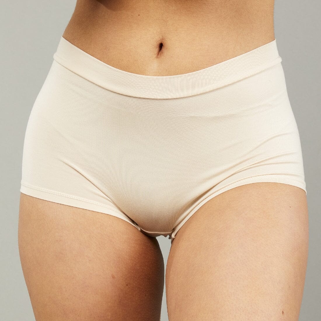 BASIC COTTON MODAL SHORT BRIEFS Tani 12 BOYLEG NUDE