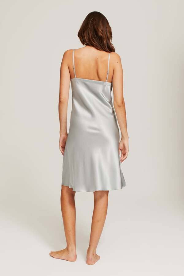 GINIA SILK MIDI SLIP SILKS Ginia 
