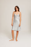 GINIA SILK MIDI SLIP SILKS Ginia 