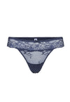 LINGADORE DAILY LACE STRING BRIEFS Brief Affairs XS STRING NAVY