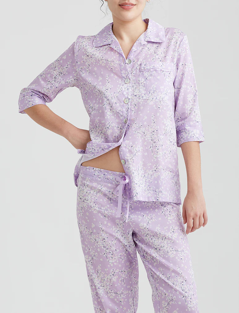 PAPINELLE CHERI BLOSSOM IRIS CROP PJ SLEEPWEAR Papinelle 