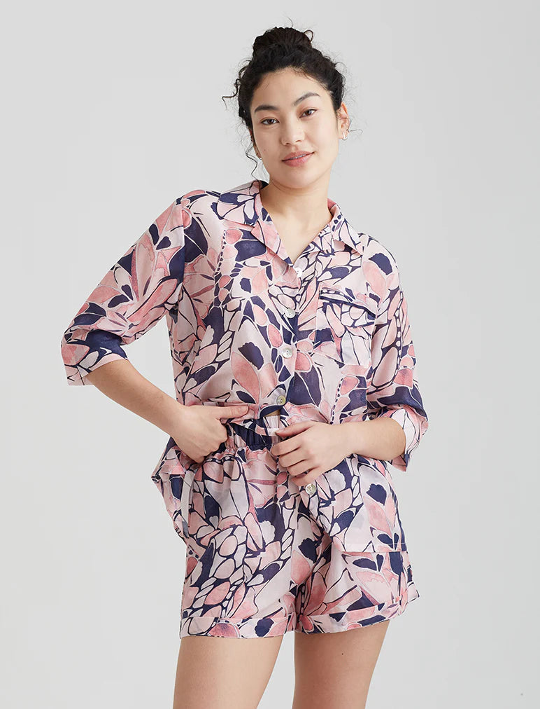 PAPINELLE PAPILLON CROP PJ SHIRT SLEEPWEAR Brief Affairs 